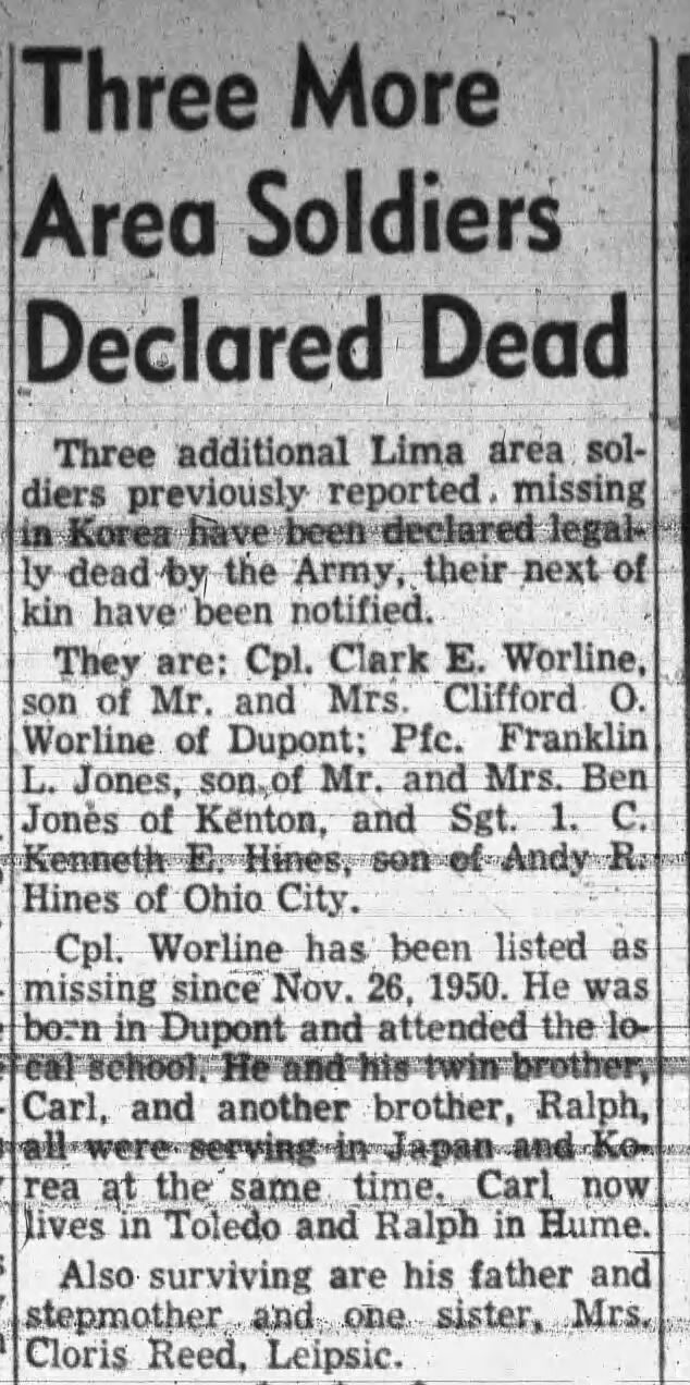 Cpl. Clark E. Worline